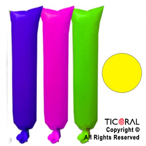 GLOBO DE CANCHA FLUO AMARILLO 0.20 X 1.20 CM x 10